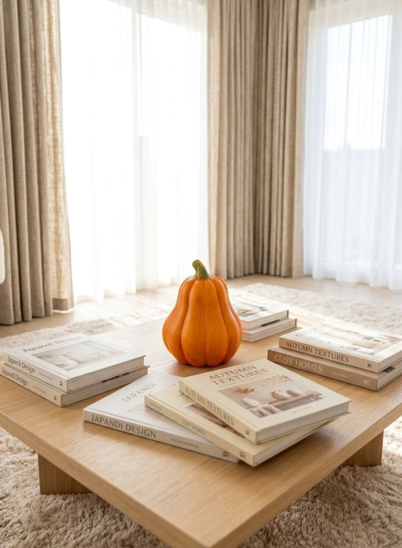 Dekorácia MagicHome Nature, Tekvica, oranžová, terakota, 7,5x7,5x10 cm 1