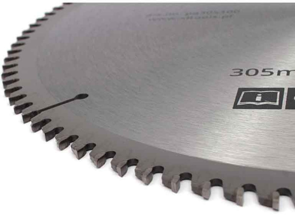 Pílový kotúč s SK plátkami 305 x 2,5 x 30, 100 zubov, na rezanie hliníka, TORNADO 3
