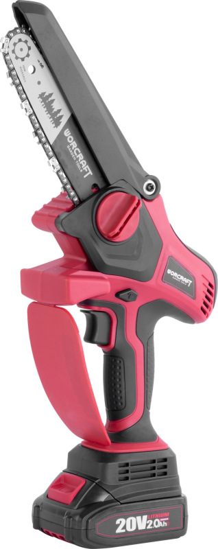 Píla Worcraft CHS-S20LiBM ShareSYS, 20V Li-Ion, ručná, mini, reťazová, bezuhlíková, lišta 15 cm, SET 1
