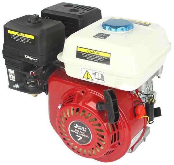 Benzínový štvortaktný spaľovací motor, 223 cm3, výkon 7,0 kW, hriadeľ 19 mm, MAR-POL 4