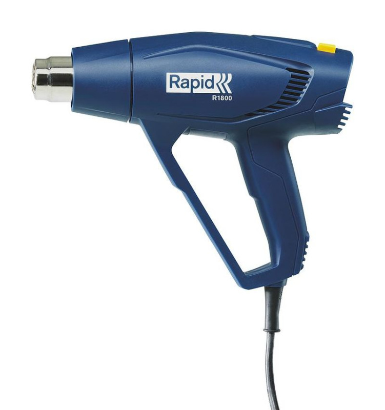 Pištoľ RAPID R1800, kufrík, 2x škrabka, 4x nadstavec, teplovzdušná, 1800 W 4