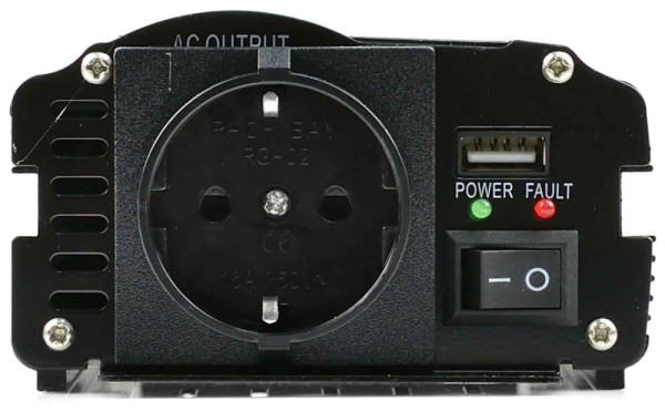 Menič napätia, vstup 24V/ výstup 230V, trvalý výkon 350W/nárazový výkon 700W,, GEKO 7
