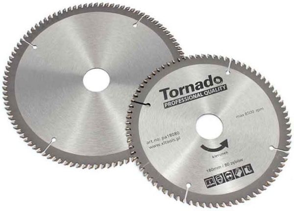 Pílový kotúč s SK plátkami 210 x 2,5 x 30, 100 zubov, na rezanie hliníka, TORNADO 3