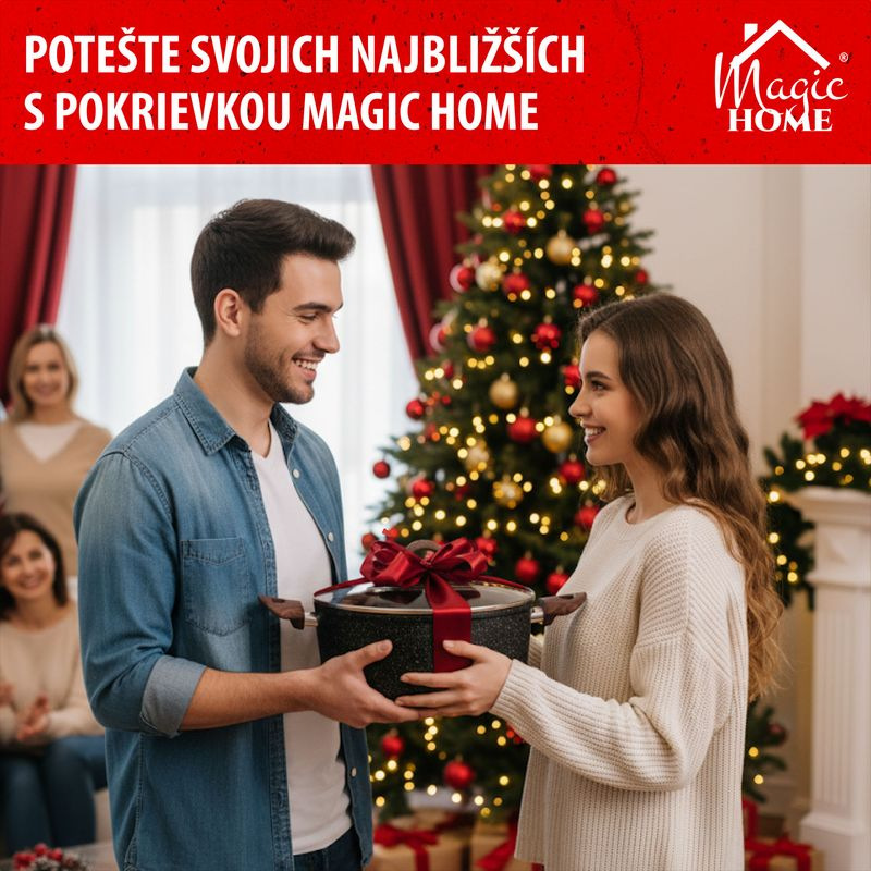 Pokrievka MagicHome Black Marble Line, sklenená, 28 cm 6