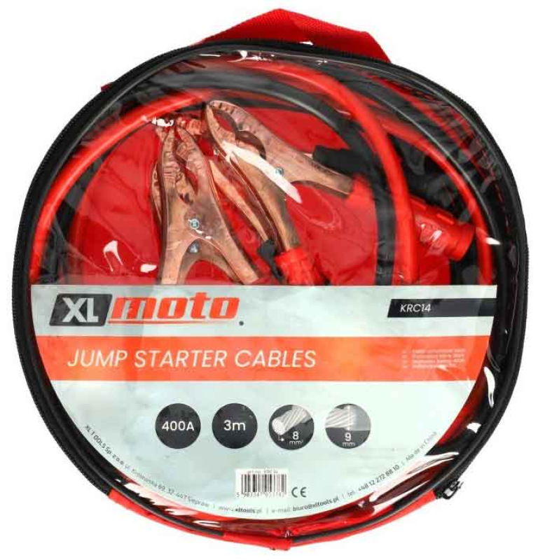 Štartovacie káble 400 A, Profesionálne, dĺžka 3,0 m, prierez 52 mm2, XL-TOOLS 1