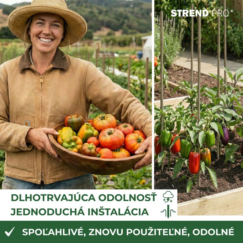 Tyč Garden KBT 900/10-12 mm, bal. 10 ks, bambus, oporná k rastlinám a paradajkám 4