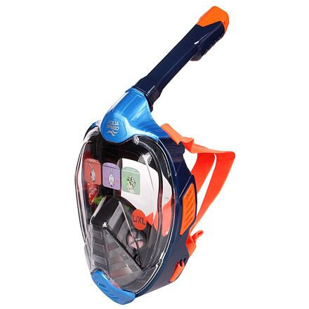Aqua-Speed Veifa ZX potápačská maska modrá-oranžová S-M
