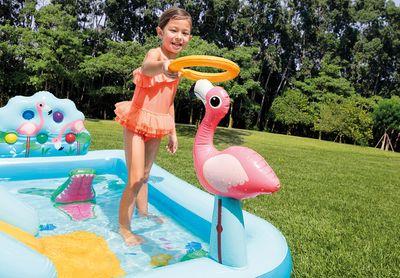 Bazén Intex® 57161, Jungle adventure play center, detský, nafukovacie detské ihrisko, 244x198x71 cm 3