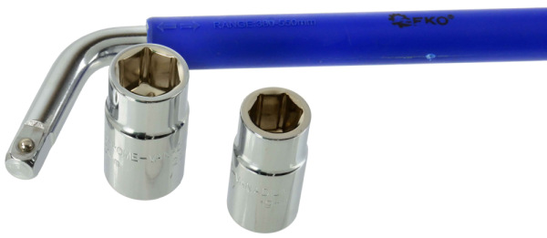 Kľúč na matice kolies teleskopický 17x19 mm, 21x23 mm, GEKO 5