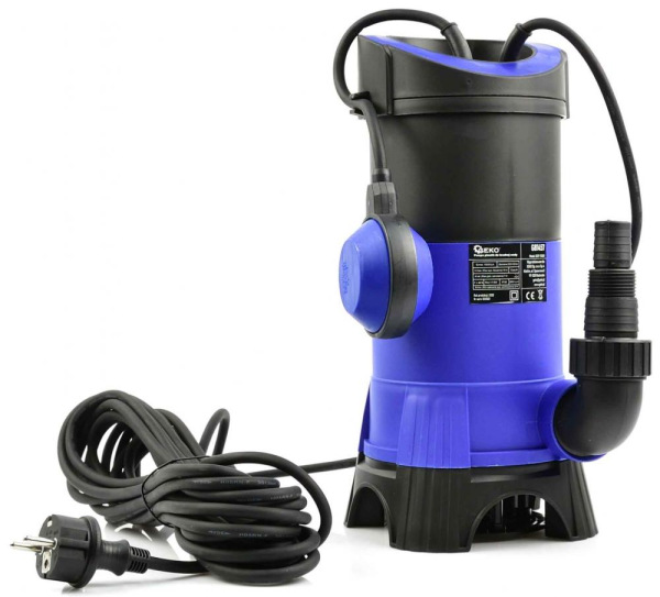 Čerpadlo kalové s plavákom 230 V/50 Hz, 15000 l/h, 1100 W, hrdlo 1", GEKO