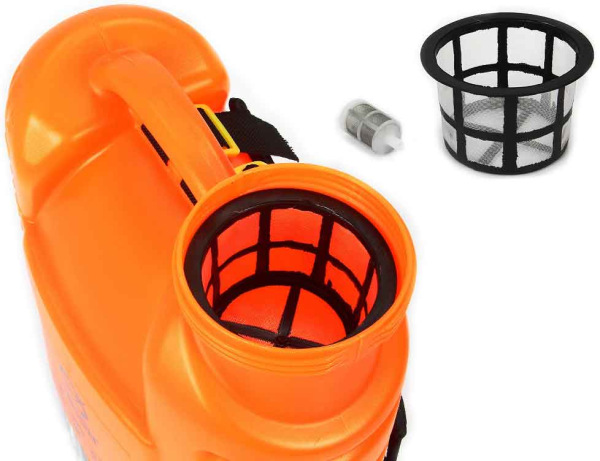 Postrekovač akumulátorový 16 litrový, akumulátor 12V-8Ah, oranžový, MAR-POL 7