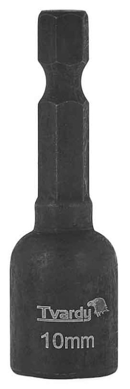 Adaptér úderový 1/4" 6 hran magnetický 10x48 mm, TVARDY 1