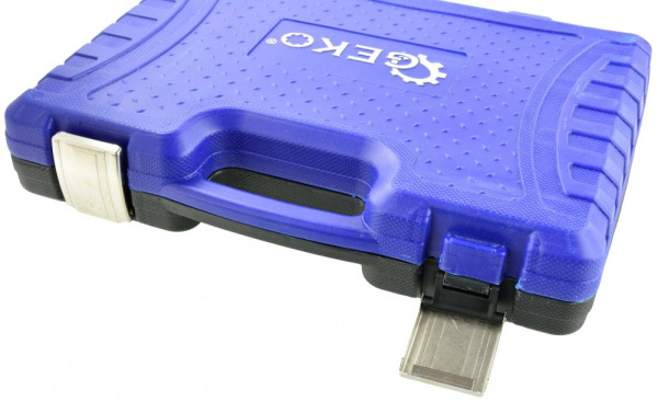 Gola sada 1/4" a 1/2", 108-dielna v plastovom kufri, GEKO 10