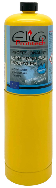 Kartuša MAPP s propylénom 400g, ventil 1"-20 UNEF, ELICO