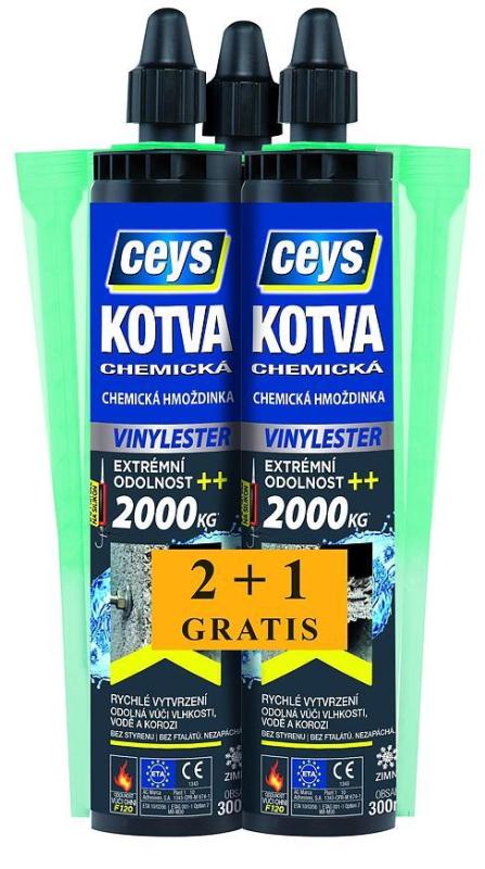 Kotva Ceys Chemická, Vinylester, 2+1 grátis