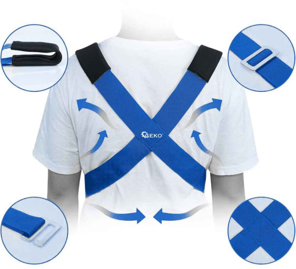 Transportné pásy s popruhmi na premiestňovanie nábytku 2,9 m / 270 kg / 50 mm, GEKO 5