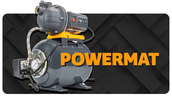 Domáca vodáreň 400 W, nádrž 19 l, max. výška 7 m, 108 l/min, tlačná výška 30 m 15