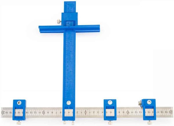 Šablóna stolárska na vŕtanie otvorov 250 mm, POWERMAT 4