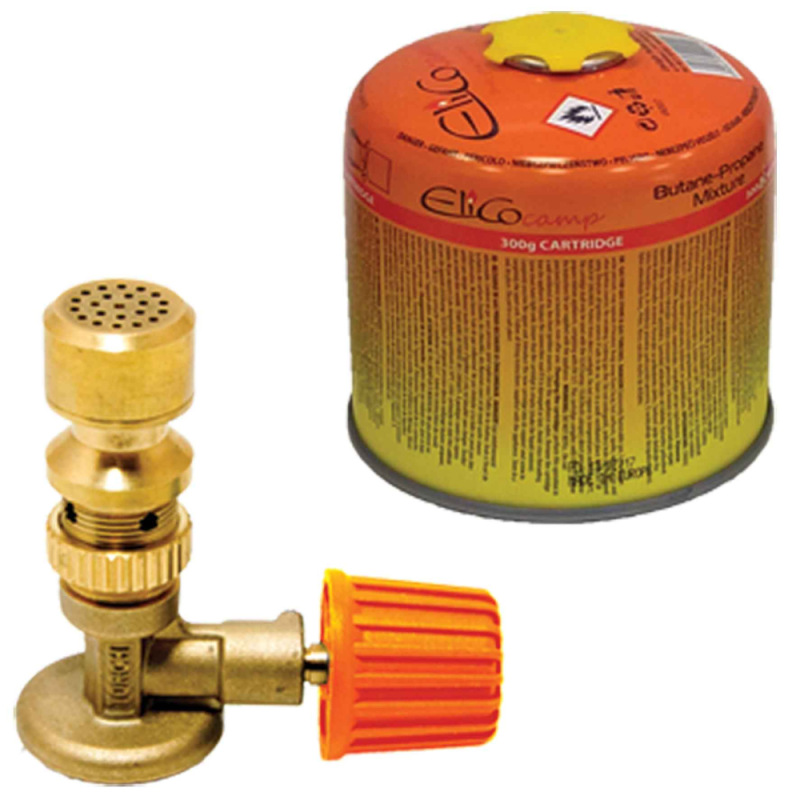 Bunsenov horák s reguláciou + 300g kartuša, ELICO 4