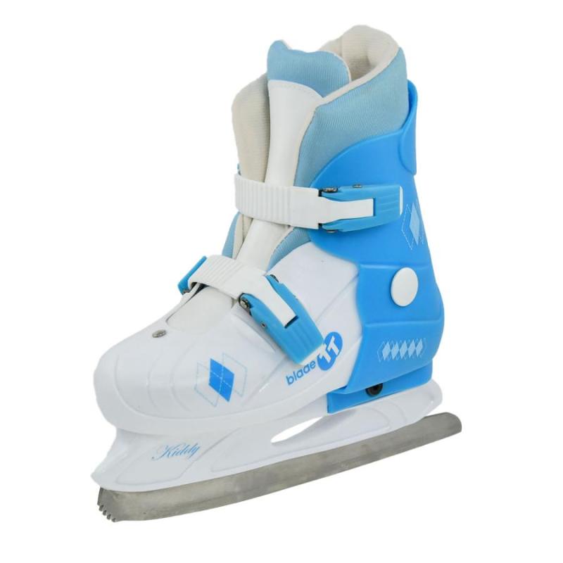 Dievčenské zimné korčule TT-BLADE KIDDY, vel. M(33-36), bielo-modré