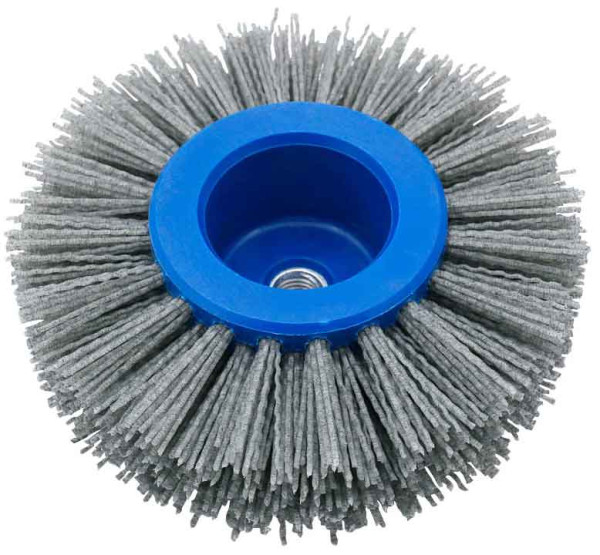 Kartáč PVC, 150 x 40 mm, zrno 120, závit M14, XL-TOOLS 2