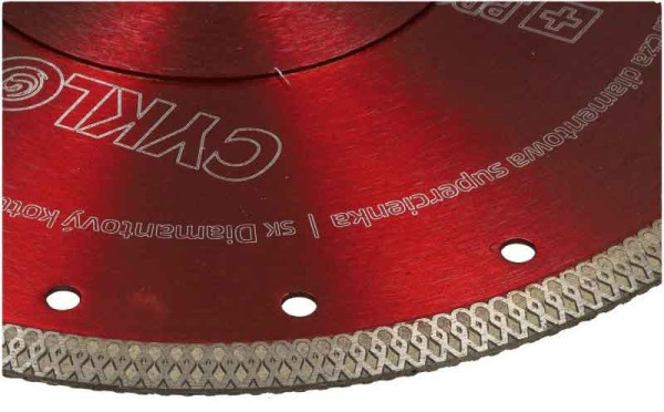 Diamantový kotúč extra tenký 115 x 1,2 x 22,2 mm, CYKLON 1