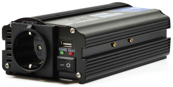 Menič napätia, vstup 24V/ výstup 230V, trvalý výkon 350W/nárazový výkon 700W,, GEKO 9