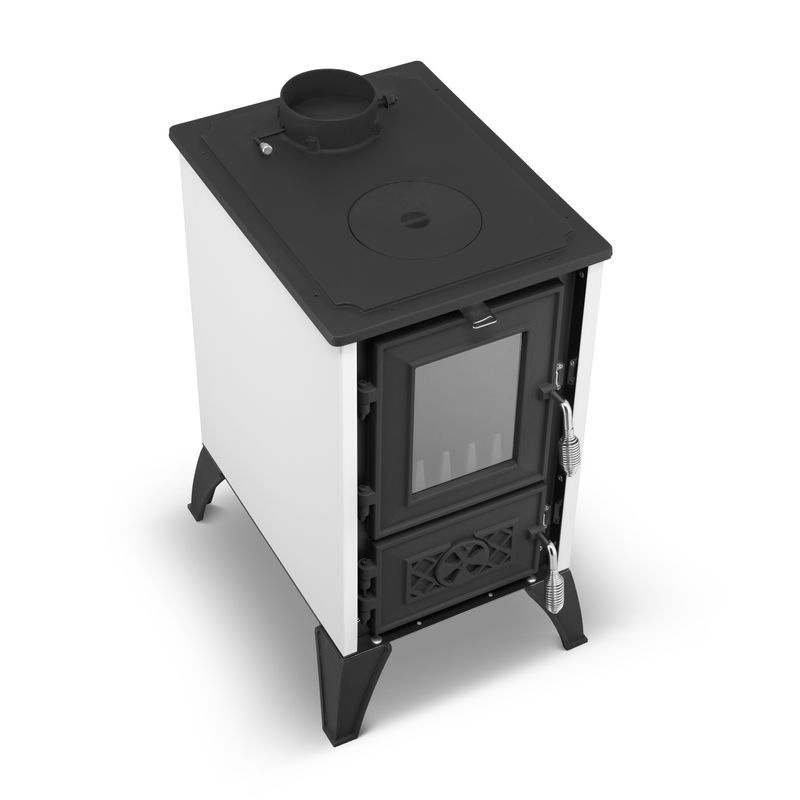 Kachle 806 IGLO, 9 kW, liatina, biele 3