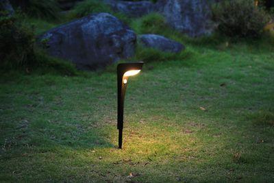 Lampa Strend Pro Garden, solárna, LED, so senzorom pohybu, 10,2x13x52,5 cm