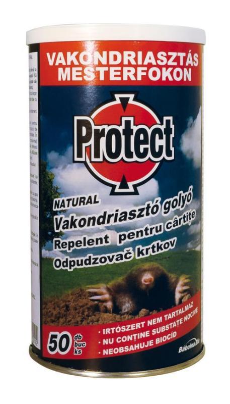 Odpudzovač krtov PROTECT NATURAL, 50 ks guličiek