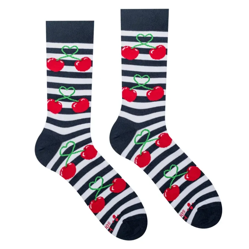 Hesty Socks Veselé ponožky Čerešne 43-46