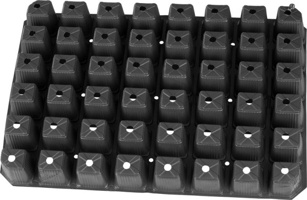 Sadbovač Strend Pro, na priesady, 5,8x5,4x6,1 cm, 48 priesad, štvorec 2