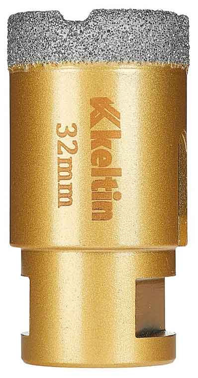 Vrták diamantový korunkový, závit M14 do uhlovej brúsky priemer 32 mm, GEKO