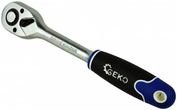 Račňa prepínacia s vyhadzovačom a páčkou 1/2", 72 zubov, GEKO