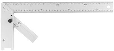 Uholník DY-5030 • 400 mm, Alu, s uhlomerom