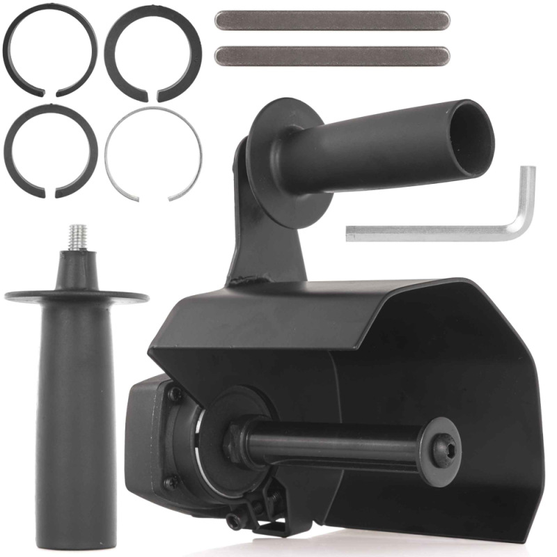 Ochranný kryt na nylonovú kefu 120 x 100 mm, upnutie na uhlovú brúsku, GEKO 1