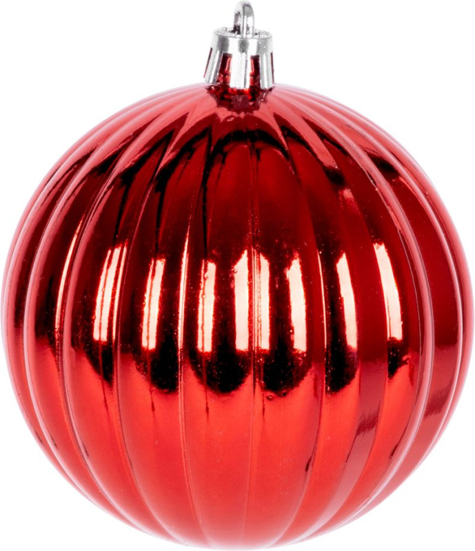 Gule MagicHome Vianoce, 14 ks, červeno-biele, s dekoráciou, na vianočný stromček, 8 cm 2