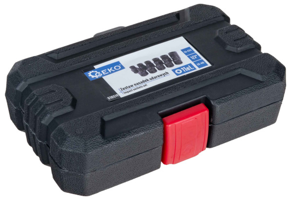 Sada 1/2" úderových hlavíc torx E6-E24, 11-dielna sada v kazete, GEKO 5