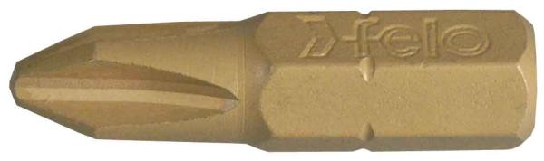 Bit 1/4" PH1x25 mm, TiN, FELO