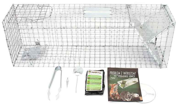 Pasca na kuny, potkany a norky, 50x20x27 cm, jednovchodová, XL-TOOLS 1