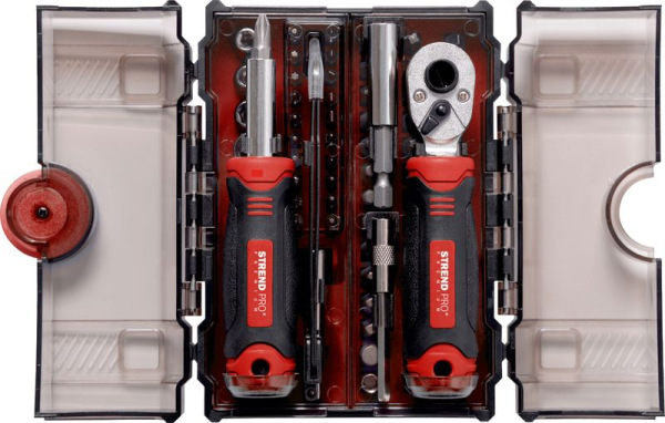 Skrutkovač Strend Pro Premium, 1-račňový, 78-dielna súprava