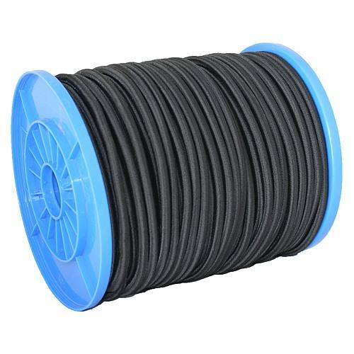 Gumolano Strend Pro R100, 6 mm, elastická čierna guma, nos. 90 kg, L-90 m