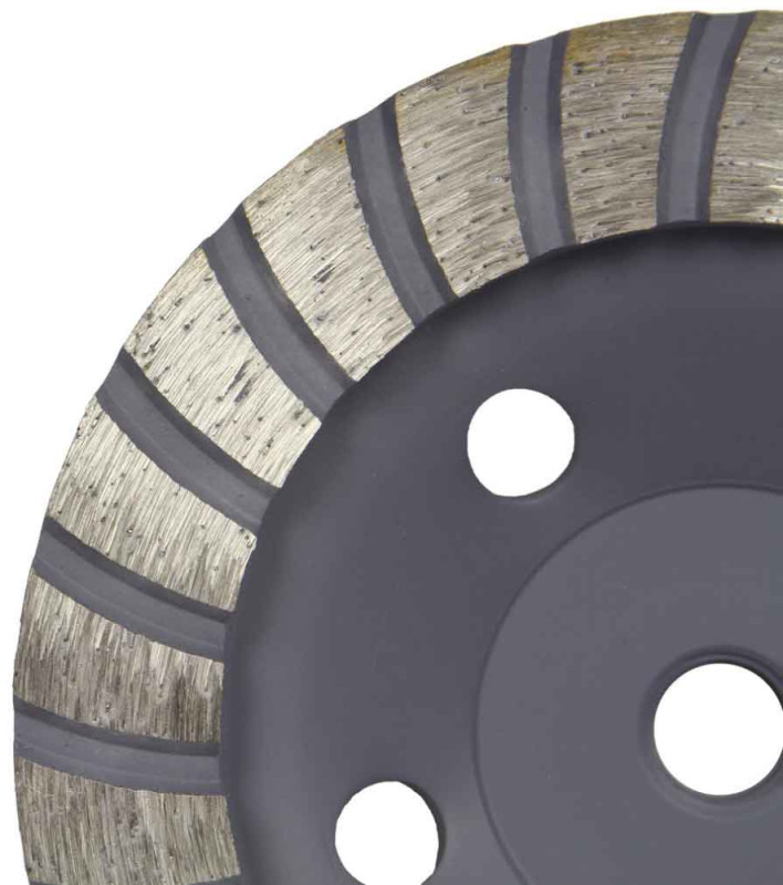 Brúsny diamantový kotúč 125 mm TURBO so závitom M14, na betón, MAR-POL 2