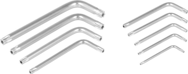 Sada kľúčov Strend Pro HK0042, 9 dielna, T10-T50, Torx, zástrčná 2
