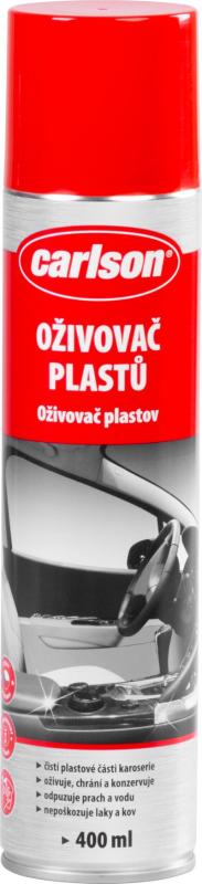 Oživovač plastov carlson, aerosól, na auto, 400 ml