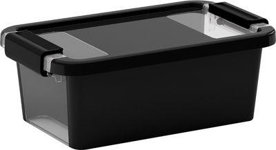 Box s vekom KIS Bi-Box XS, 3 lit., čierny, 26,5x16x10 cm