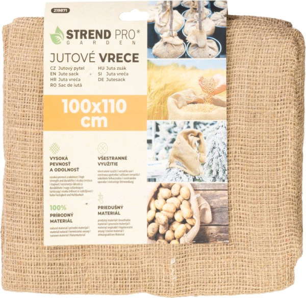 Vrece Strend Pro Garden, jutové, 100x110 cm, max. 60 kg, bez šnúry 2