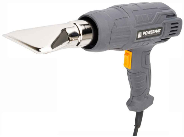 Teplovzdušná pištoľ 1.000/2.000 W, 4 dýzy, 2 stupne teploty, 300/600 C°, POWERMAT 2