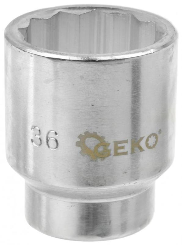 Hlavica nástrčná 3/4" 12HRAN 36 mm, GEKO