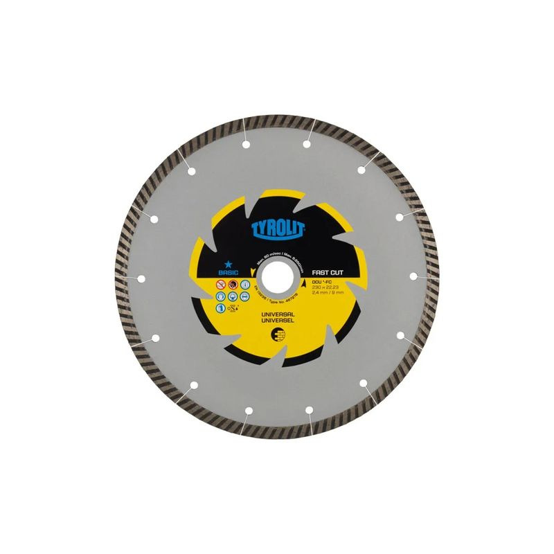 Kotuc Tyrolit 180x2.4x22.2 mm, DCU-FC Basic, beton